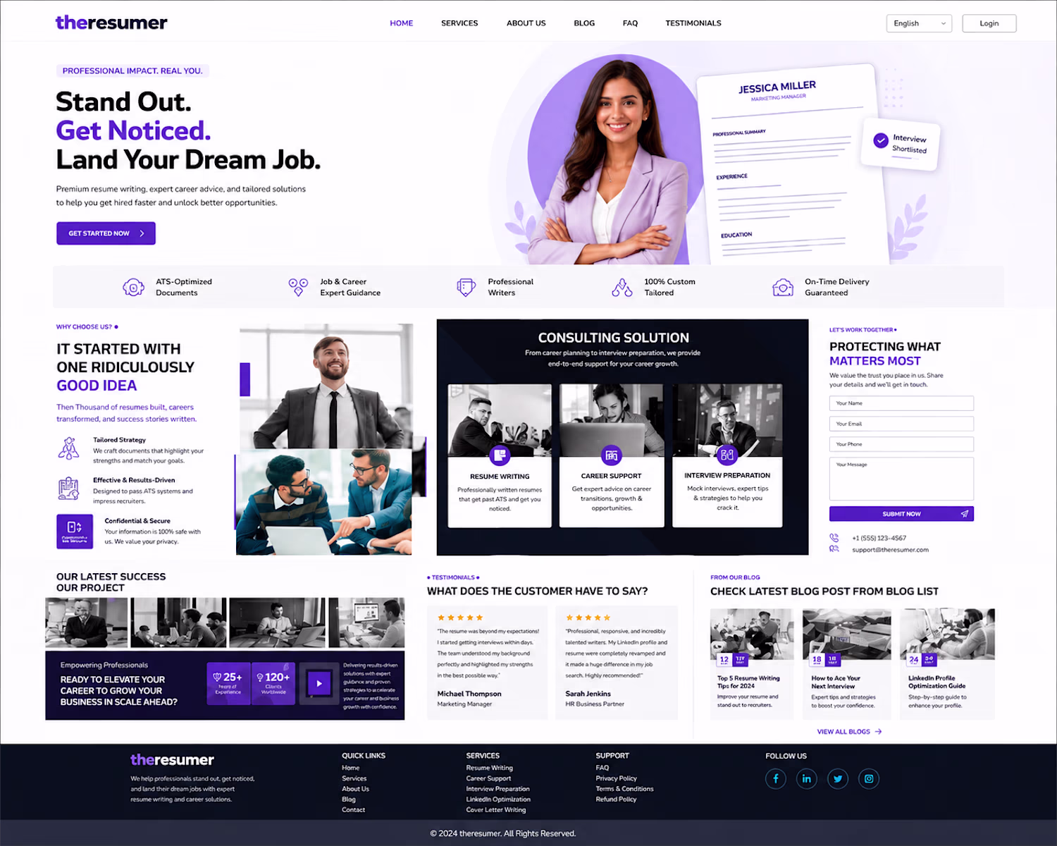 The Resumer WordPress project